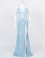 Jovani Floral Bodice Dress Size 10