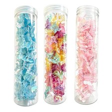 Mini Butterfly Hair Clips 60 Pcs Non Slip Glitter Barrette Butterfly Claw Clips