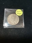 1933-S Silver Walking Liberty Half  Almost EF Hard Date Few Marks See My Photos!