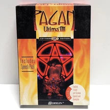 🔥 ULTIMA VIII : PAGAN Big Box PC CD-ROM Hard Drive Edition Origin 1994