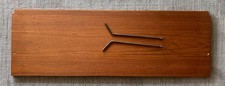 ONE  Poul Cadovius Royal System Teak Danish Wall Shelf brass CADO