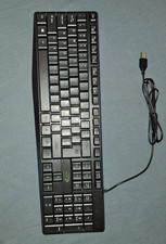 Universal USB Wired Keyboard for Windows   Full-Size, Multimedia Keys, Black