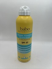 Babo Botanicals Super Shield Mineral Sunscreen Spray SPF 50 Water Resistant