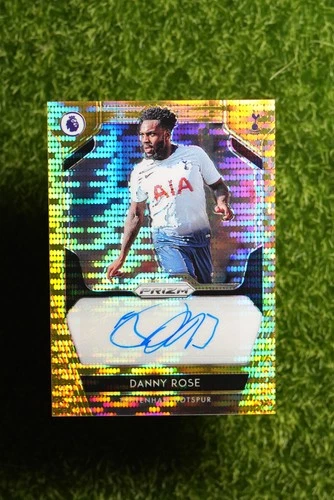 2019-20 Prizm EPL Soccer DANNY ROSE Breakaway Gold Auto #1/10 Tottenham Hotspur