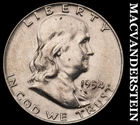 1954-D Franklin Half Dollar- Silver- Scarce High Grade Luster No Reserve #J1490