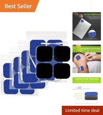 20-Piece TENS Unit Pads - Soft, Self-Stick Electrode Patches for Optimal Relief