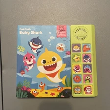 Pinkfong Baby Shark Sing-Alongs Sound Book (10 kids favorite songs) New