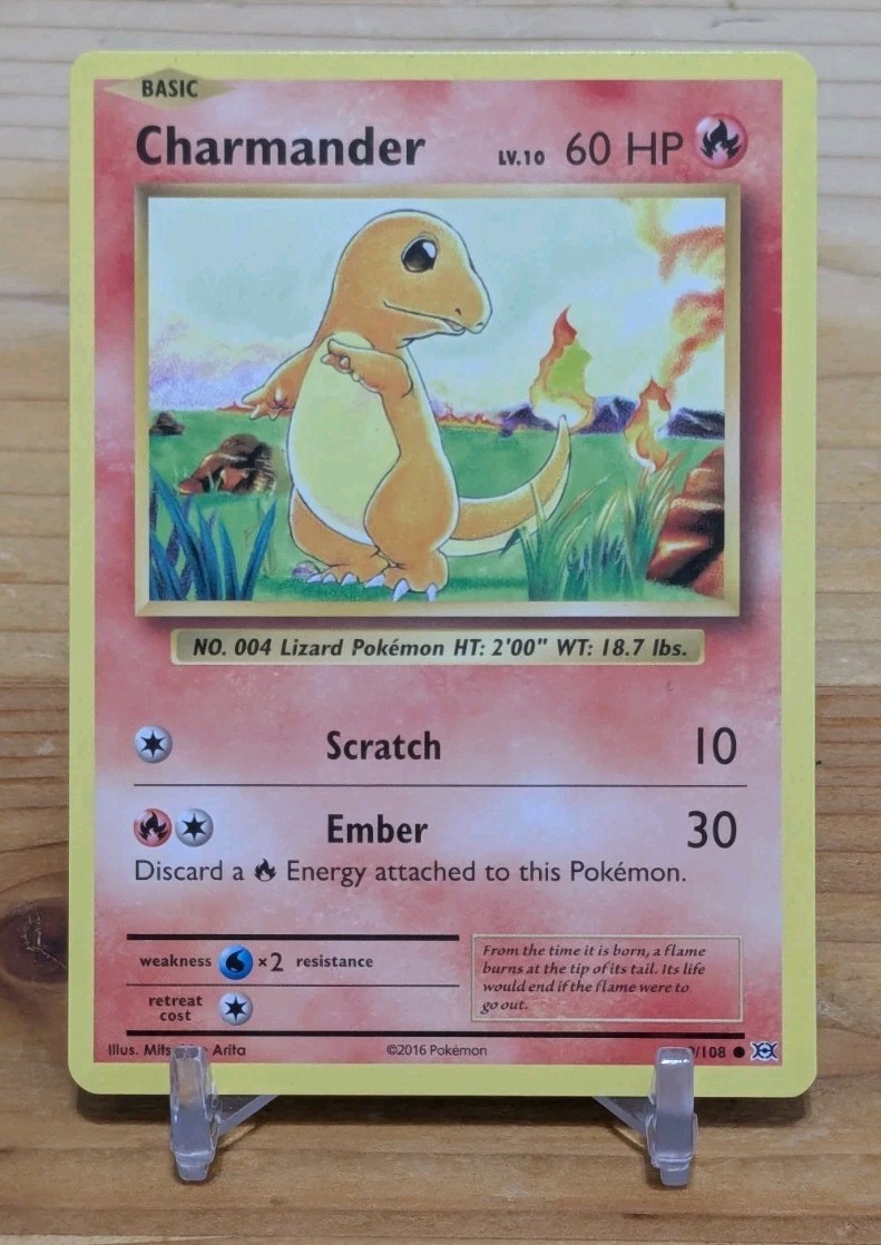 Charmander Common XY - Evolutions 9/108 NM