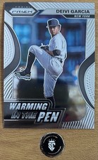 Deivi Garcia 2020 Panini Prizm Warming In The Pen Base Set Rookie Insert #WIP-6