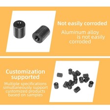 2Pcs Aluminum Alloy Camera Thread Adapters Female To Female 1/4Inch
