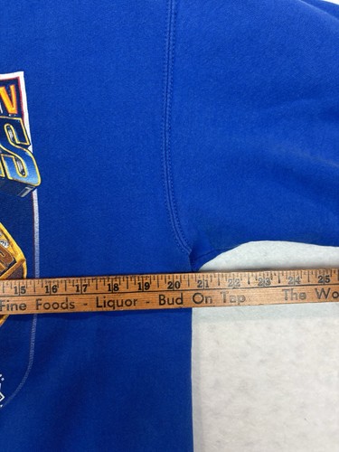 Sudadera De Colección St Louis Rams Talla L Super Bowl Anillo Cuello Redondo NFL Fútbol - Imagen 7 de 8