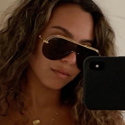 Louis Vuitton Aviator Sunglasses Gold Frame Black Tinted Lens