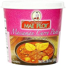 Mae Ploy Massaman Curry Paste, Authentic Thai Masaman 35 Ounce (Pack of 1)