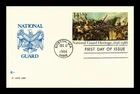 US FIRST DAY CARD NATIONAL GUARD HERITAGE 350TH ANNIVERSARY COVER CRAFT CACHET