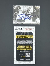 Joel Eriksson Ek Signed 2025-26 Upper Deck UD Canvas IP Auto JSA Minnesota Wild