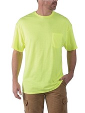 Walls Men's Working Man's Pocket Tee Short Sleeve 2-pack Hi-Vis Layering Roomy