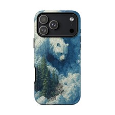 Polar Bear Avalanche | Phone Ink Case for iPhone/Galaxy/Pixel