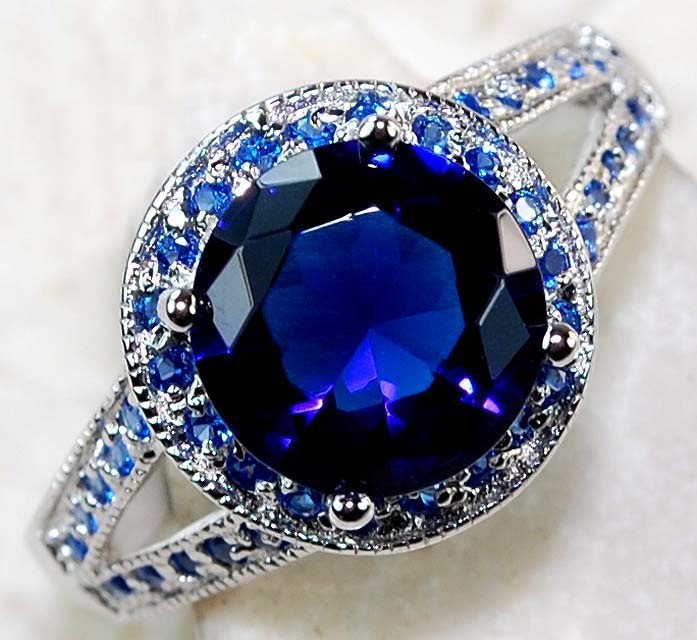 2CT Heat Treated Kyanite 925 Solid Sterling Silver Ring Jewelry Sz 6 MM1-6