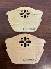 Longaberger Woodcrafts Lot of 2 Basket Dividers 5" L x 3-1/2" H
