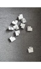 13mm Quadrant Beading Corner Fitting 10pcs White Plastic Corner Braces for Wood