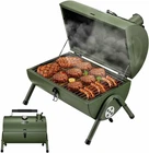 Portable Charcoal Grill, Tabletop BBQ Smoker for Camping & Tailgating