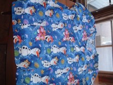 Scrub Top Disney Frozen Olaf Blues XL