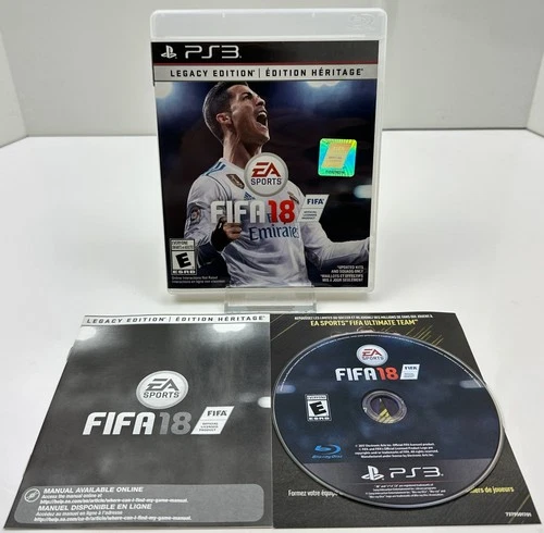 FIFA 18 - Legacy Edition (Sony PlayStation 3, 2017) PS3 CIB