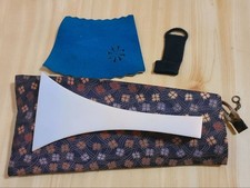 Vintage Shamisen Drumstick Storage Case With Finger Rest