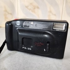 Minolta FS-35 35mm Point  Shoot Film Camera UNTESTED 