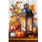 Briarwood Lane Fall Autumn Lantern Garden Flag 12x18
