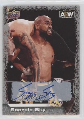 2022 Upper Deck AEW All Elite Wrestling Auto Scorpio Sky #26 Auto z1r