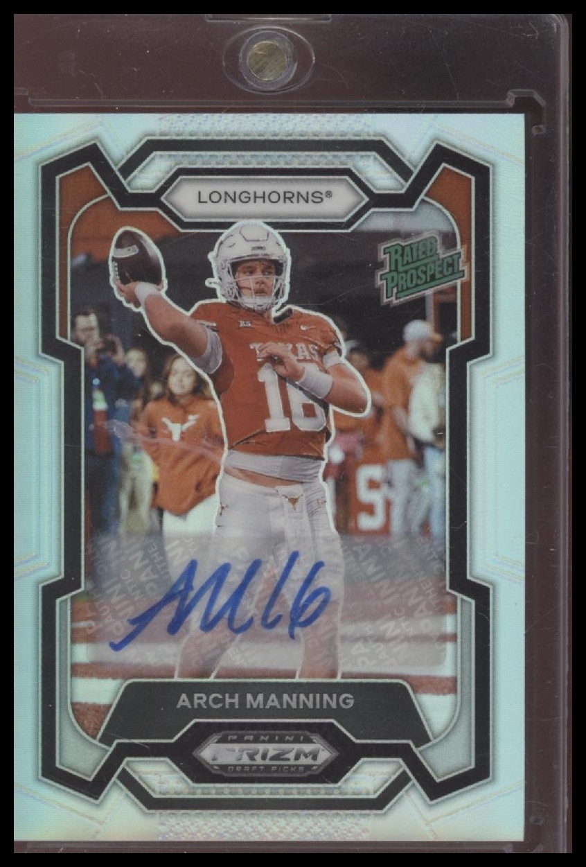 2024 Panini Prizm Draft Picks #192 Arch Manning Silver Prizm Autographs