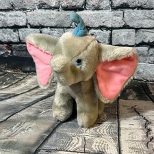 Vintage Walt Disney's 8" Dumbo the Elephant Plush - 1985 - Excellent Condition