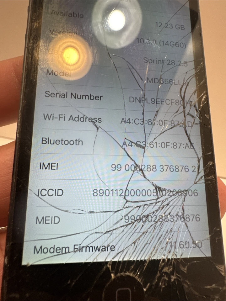 Apple iPhone 5 32GB Black (Sprint) A1429 Fast Ship Good Used 10.3.4 IOS - Image 2 of 4