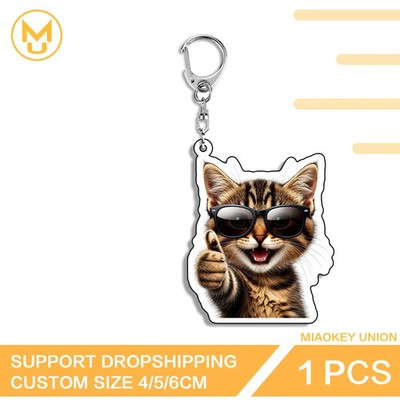 Cat Vivid Combo Key Chain Lobster Clasp Fancy Elf Like Packbage Decorations