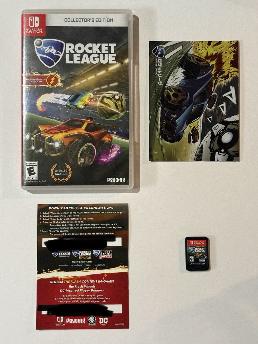 Rocket League: Collector's Edition Nintendo Switch Game w/Case +