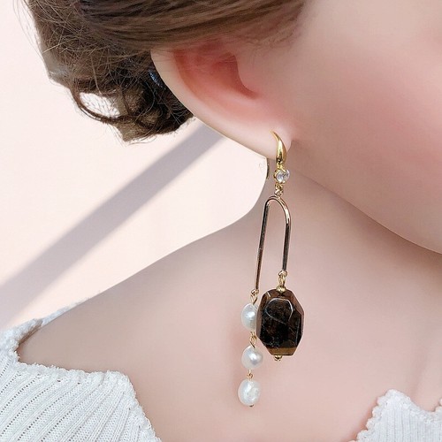 Elegant Women Long Drop Dangle Earrings Natural Freshwater Pearl Tassel Jewelry - Picture 15 of 17