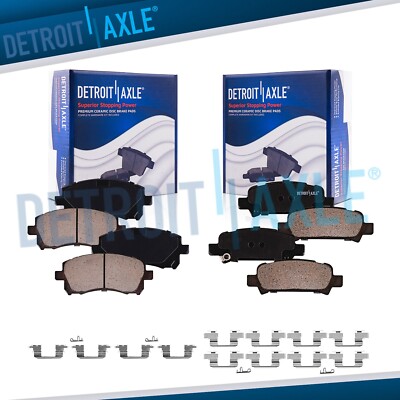 4pc Front & Rear Ceramic Brake Pads for Subaru Forester Impreza Legacy Outback