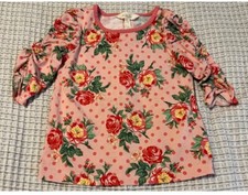 Matilda Jane Think Pink Top Girls Brilliant Daydream Shirt Size 4