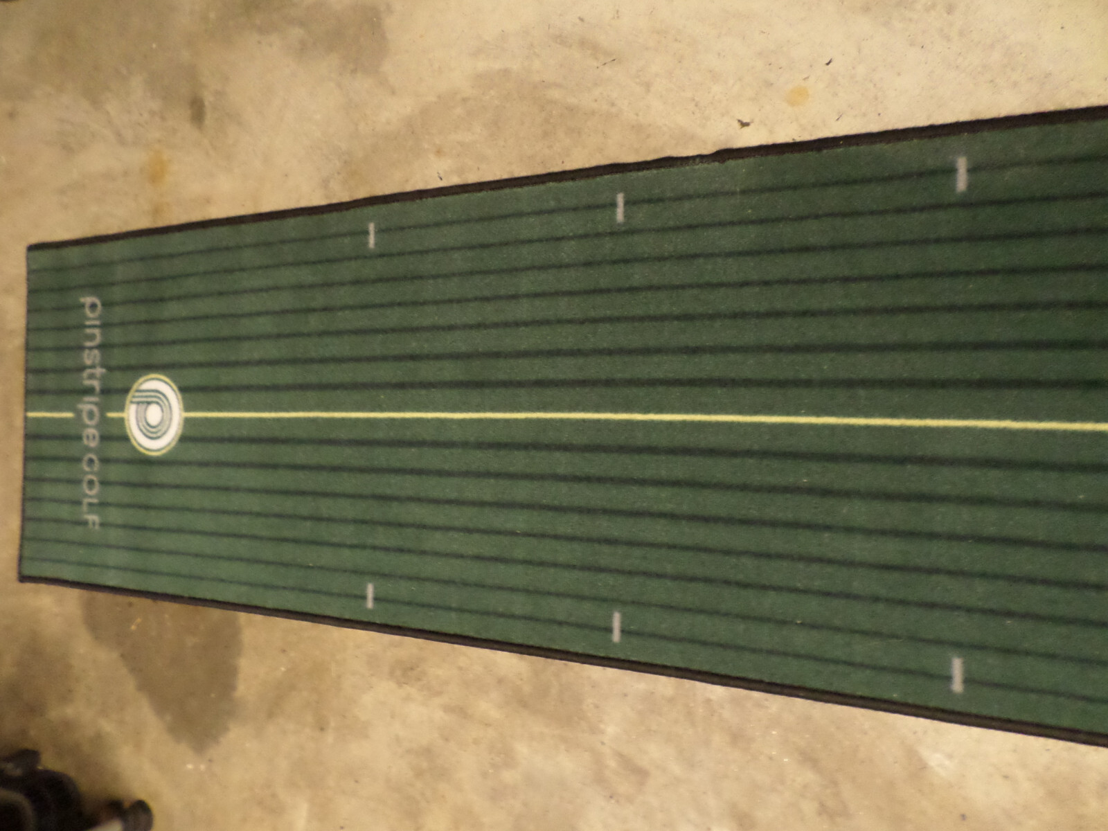 Pinstripe Golf Putting Mat 8' by 20" Mat Only, with Carry Bag eBay