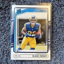 Blake Corum Rated Rookie 2024 Panini Donruss Los Angeles Rams