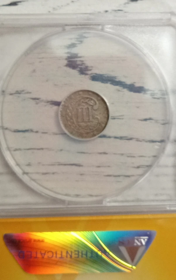 US Silver Three Cent VF20 - Image 4 of 4