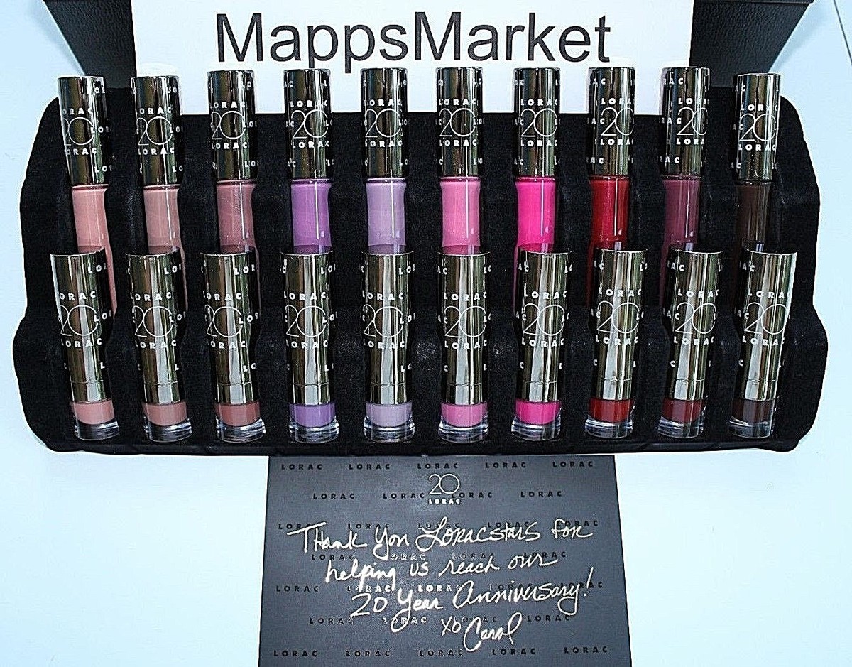 NEW LORAC 20th Anniversary Alter Ego 2Piece Lipgloss & Lipstick