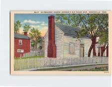 Postcard Ex-President Andrew Johnson's Old Tailor Shop, Greeneville, Tennessee
