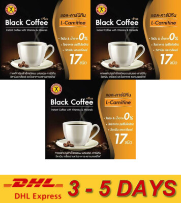 l-carnitine and coffee 3 x Naturegift Black Coffee Plus L-Carnitine Instant Coffee Vitamins  Minerals