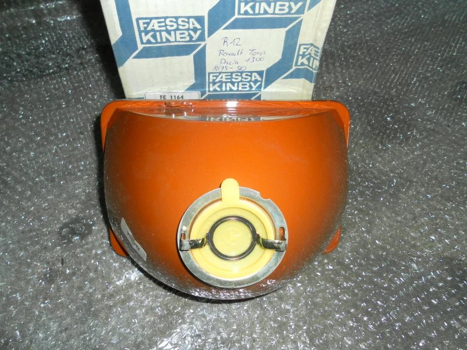 Renault R12 S Headlight Faessa FE1164 Kinby 93800123 NOS - Image 2 of 2