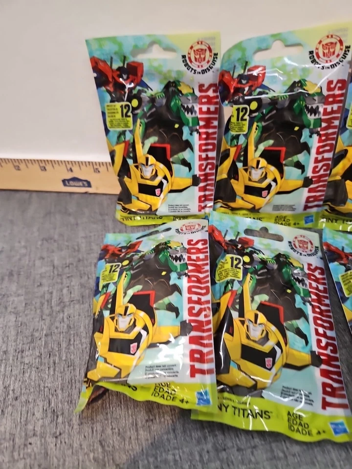 Transformers Robots In Disguise Tiny Titans Serie 6 Lote de 6 Bolsas Ciegas Foto 4 de 4