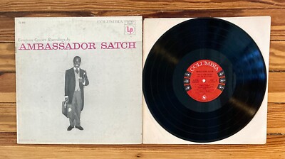 Louis Armstrong & His All-Stars: Ambassador Satch LP Vinyl '56 Columbia Mono VG+