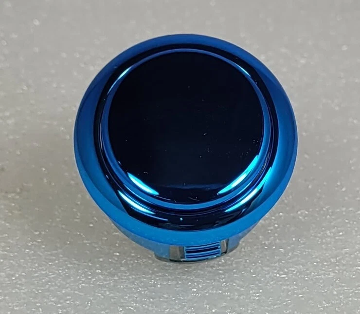 Япония Sanwa металлический синий кнопка x 8 штук OBSJ-30-JB видео аркады детали - Изображение 2 из 4