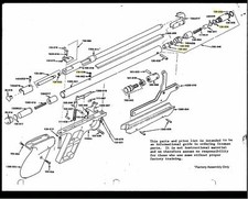 Crosman 1300 Reseal Seal Repair Kit With Exploded View